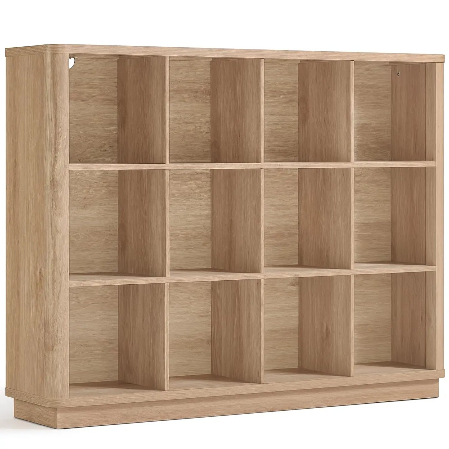 Guangbai 3 Tier Cubby Bookcase Storage Organizer For Living Room