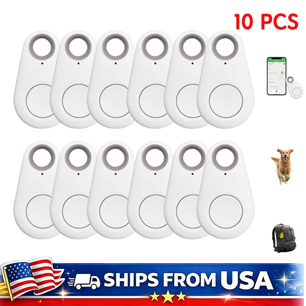 Key Finder Locator 10 Pack GPS Tracker Anti Lost Alarm
