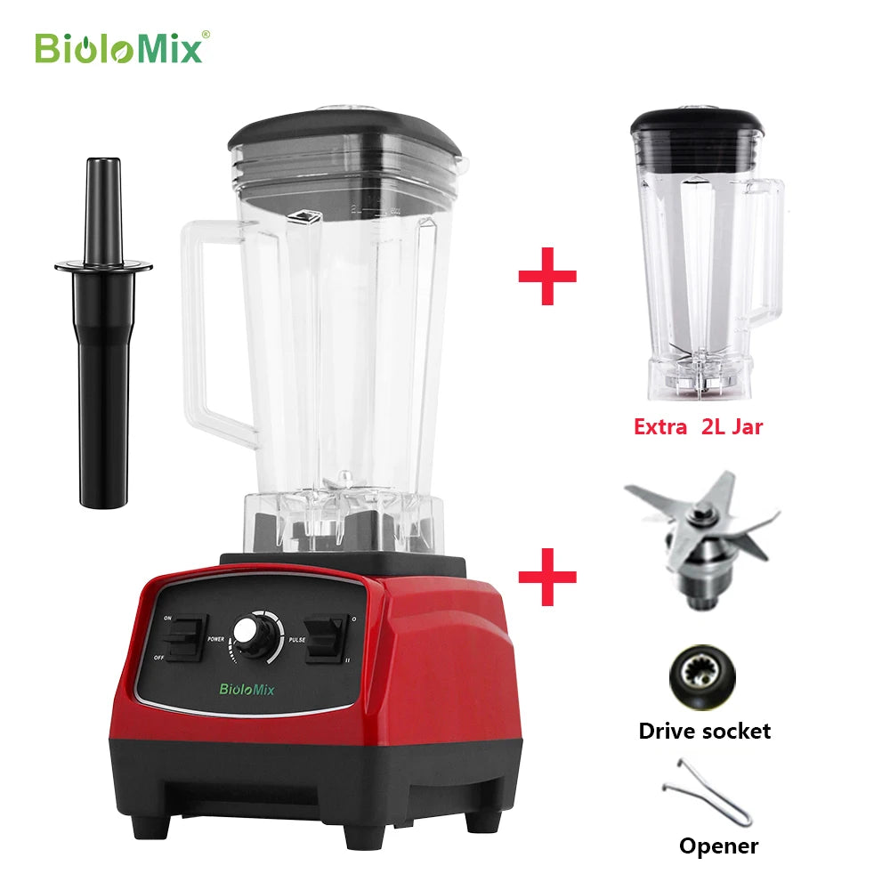 Biolomix 2200W Heavy Duty Blender Mixer Juicer For Smoothies