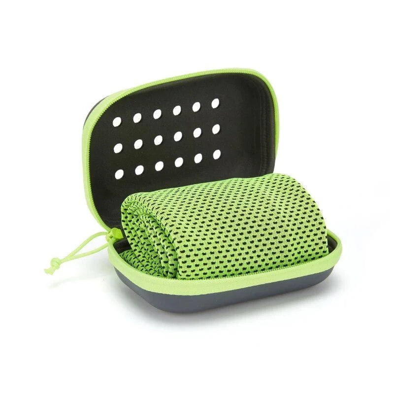 Quick Dry Cooling Towel With Storage Box For Sports