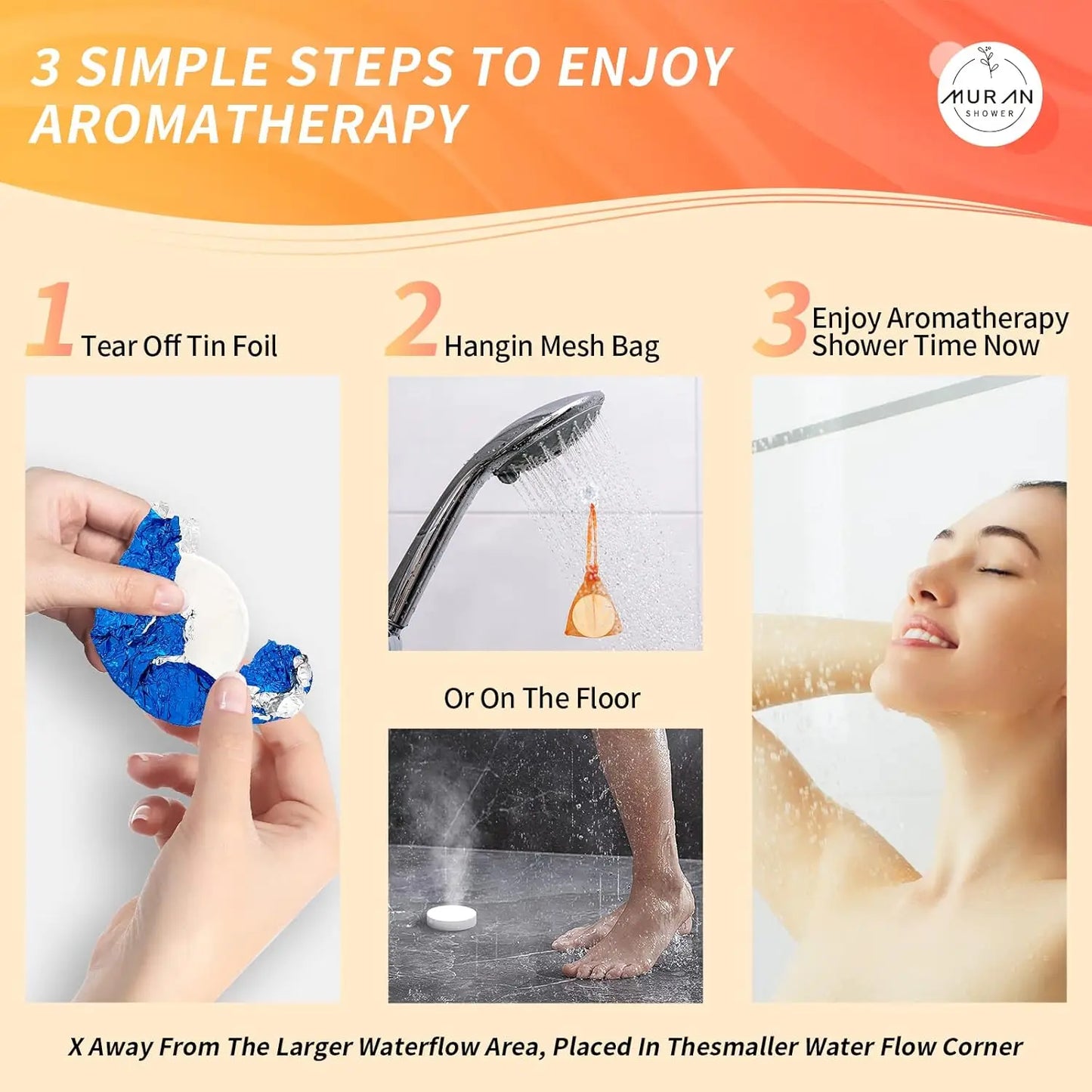 Aromatherapy Shower Steamers 21 Pack Eucalyptus Rose Lavender Mint