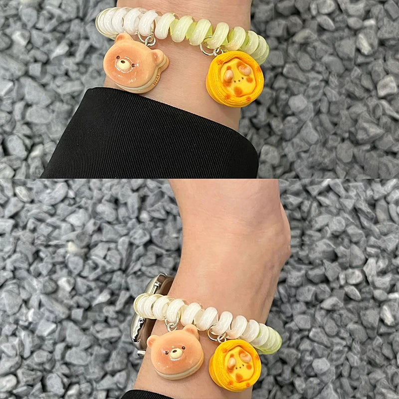 Cute Scrunchie Strap for Apple Watch Bands Fits All Series and Models