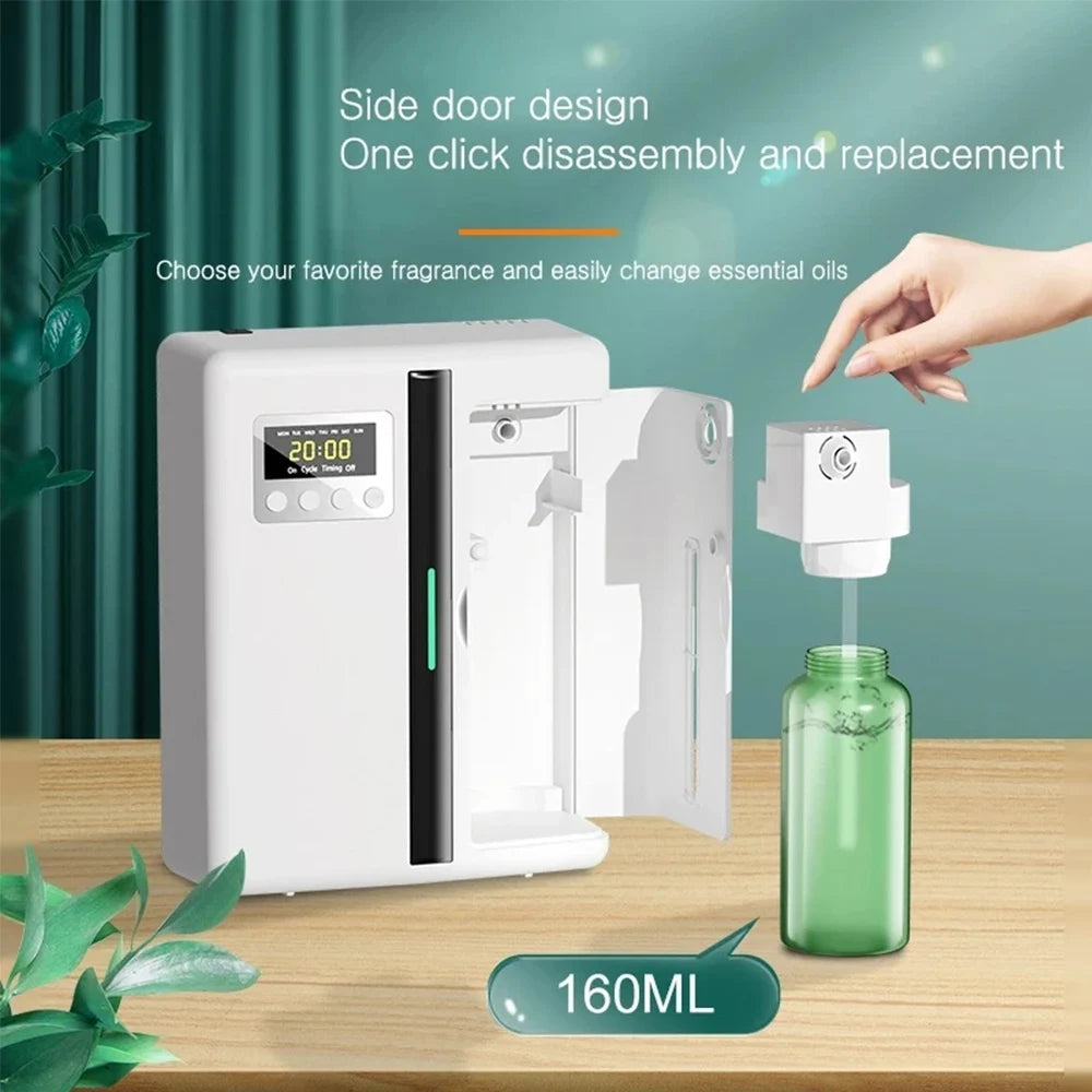 NAMSTE 300m³ Room Fragrance Diffuser Bluetooth Control Wall Mounted Hotel Air Freshener 160ML Essential Oils Diffusers For Home