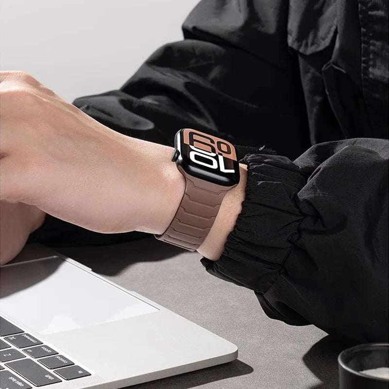Magnetic Silicone Strap for Apple Watch