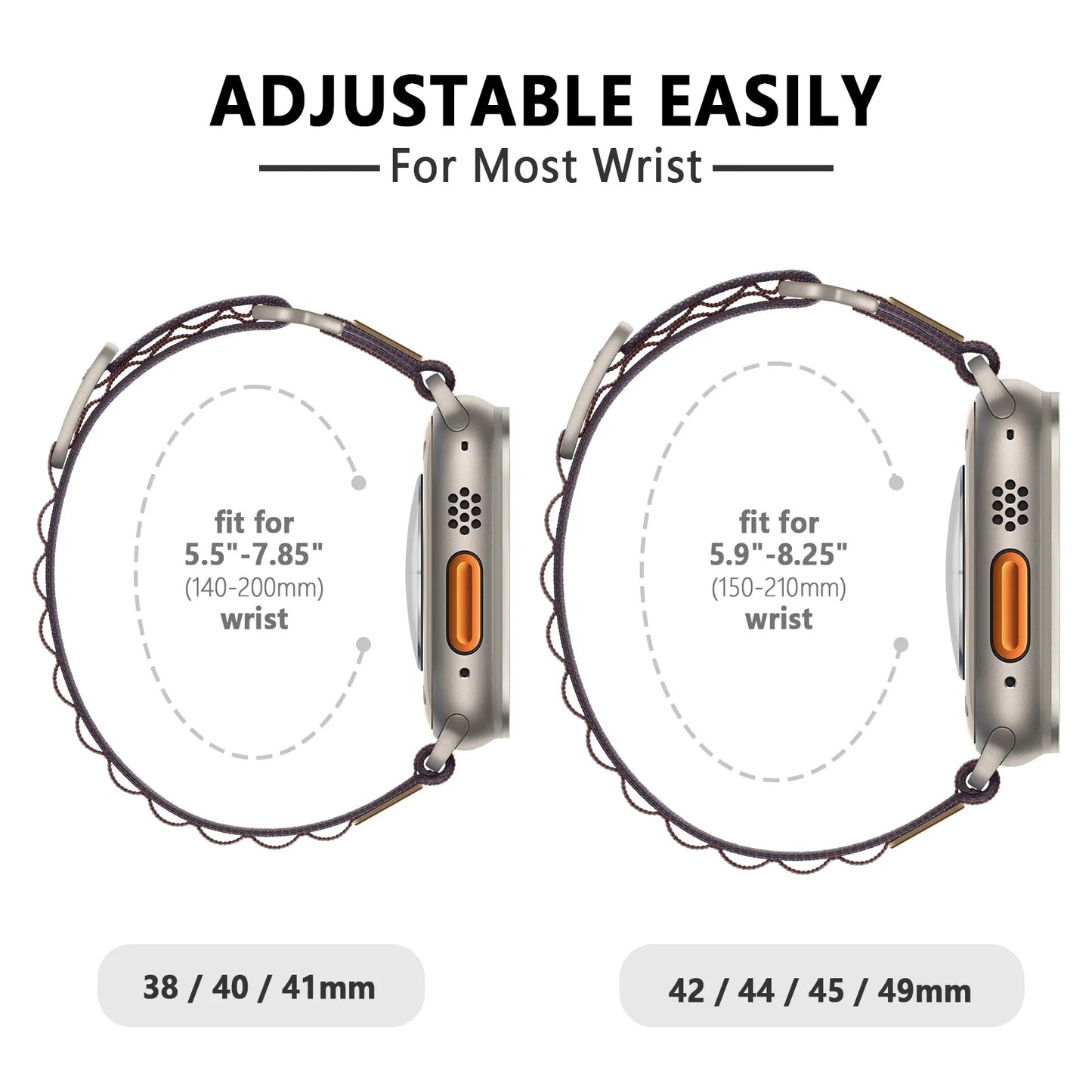 Lbiaodai Alpine Loop Nylon Band For Apple Watch All Sizes