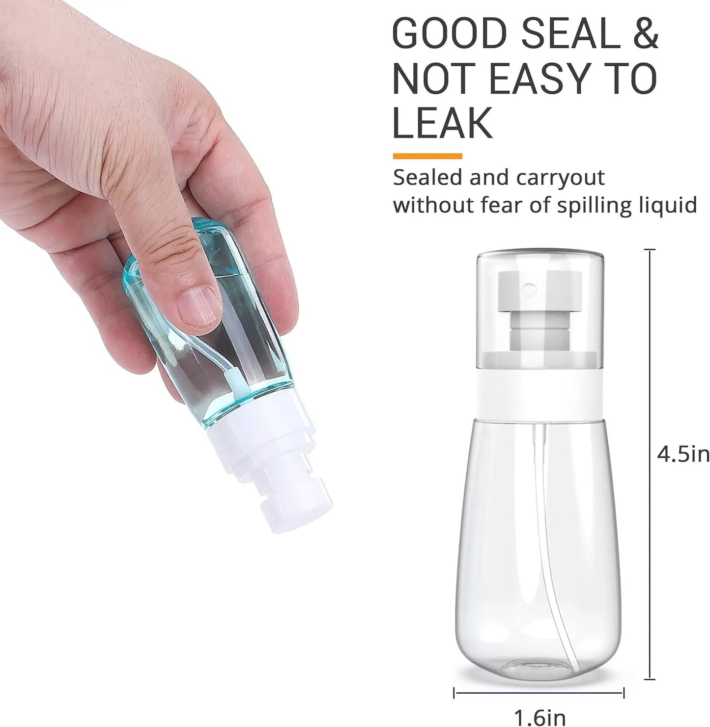 Fine Mist Empty Spray Bottles Leak Proof Toners And Hair