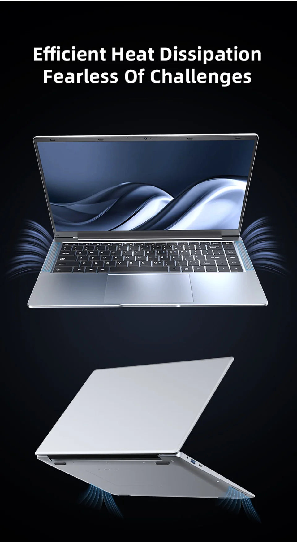 14.1" Windows 11 Pro Laptop | 12GB RAM | Full HD IPS Display | SSD Storage | Lightweight for Work, School & Travel