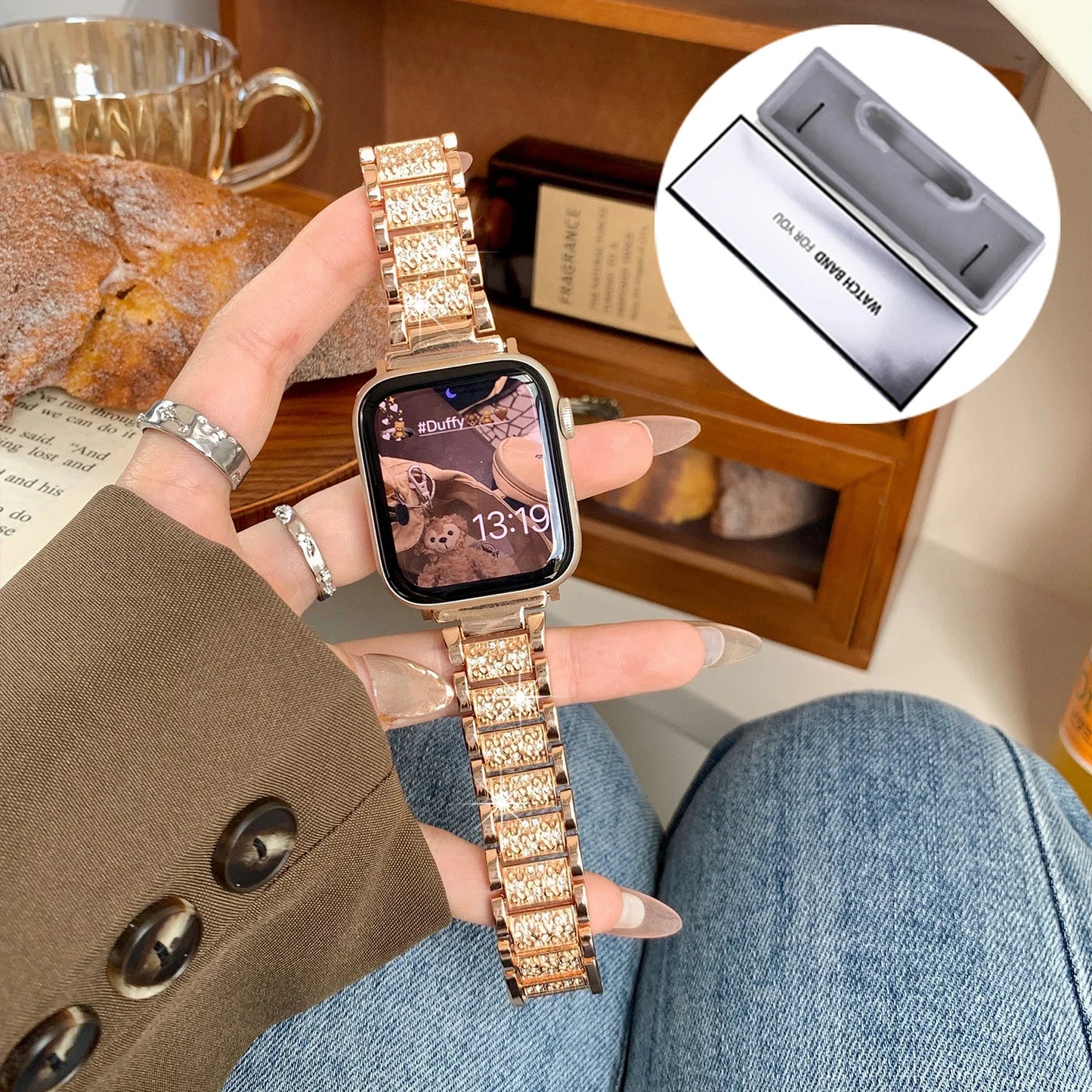 Apple Watch Band Zinc Alloy Metal Bracelet Strap Unisex