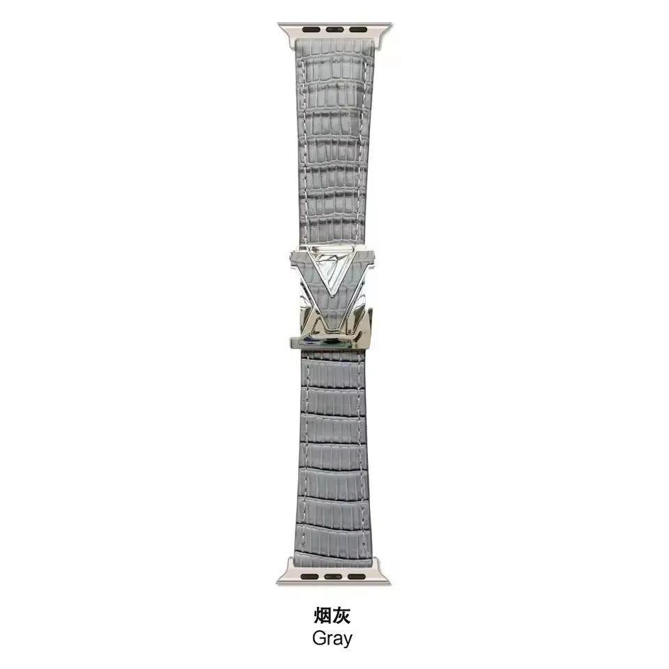 Leather Magnetic Apple Watch Strap Band for Unisex Comfort