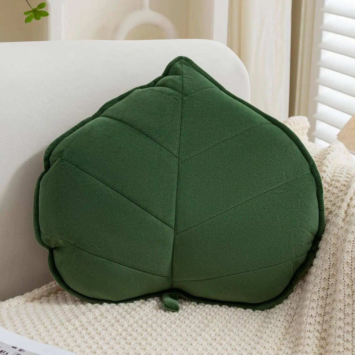 Leaf Throw Pillow Cushion For Sofa Bed And Car Decor