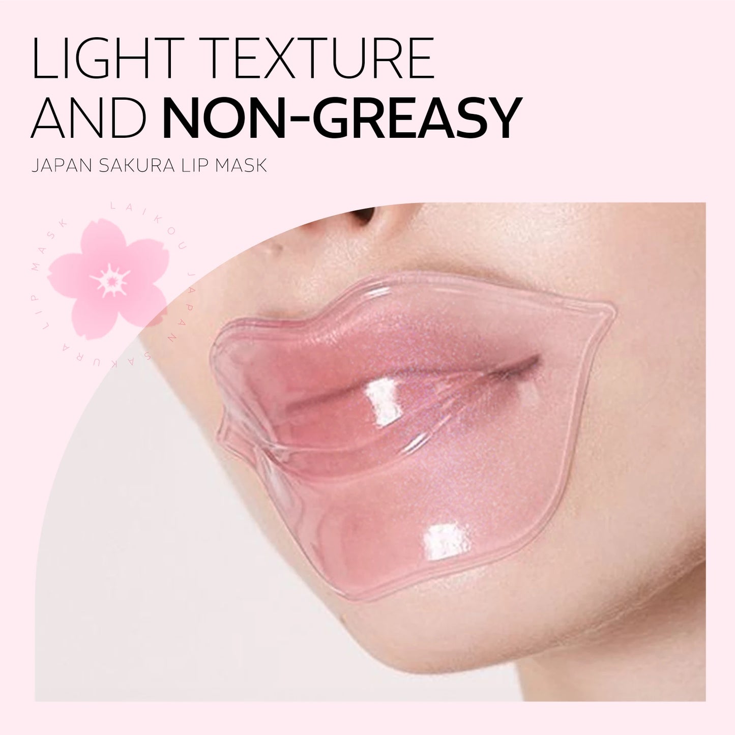 LAIKOU Sakura Skincare Set Hydration Toner Lip Mask Mud Mask