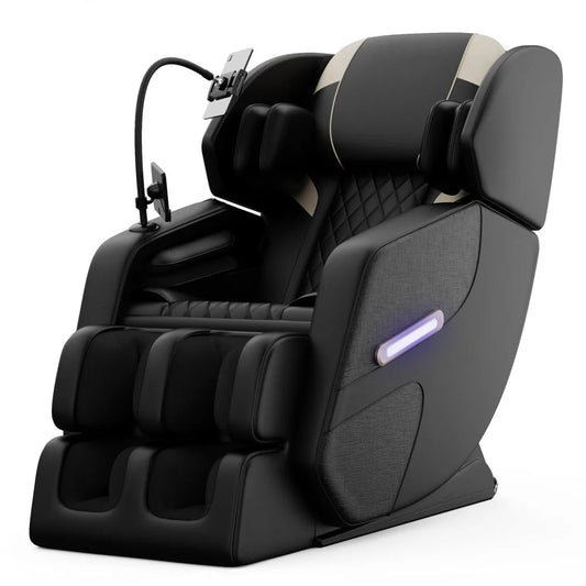 Zero Gravity Full Body Massage Chair Recliner Air Compression Heat Foot Rollers Touch Control Home Office 128kg, Custom