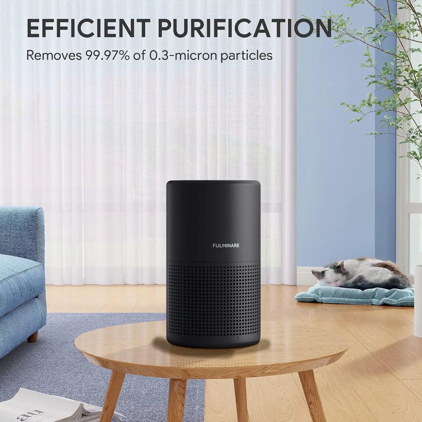 Quiet H13 HEPA Air Purifier With Night Light