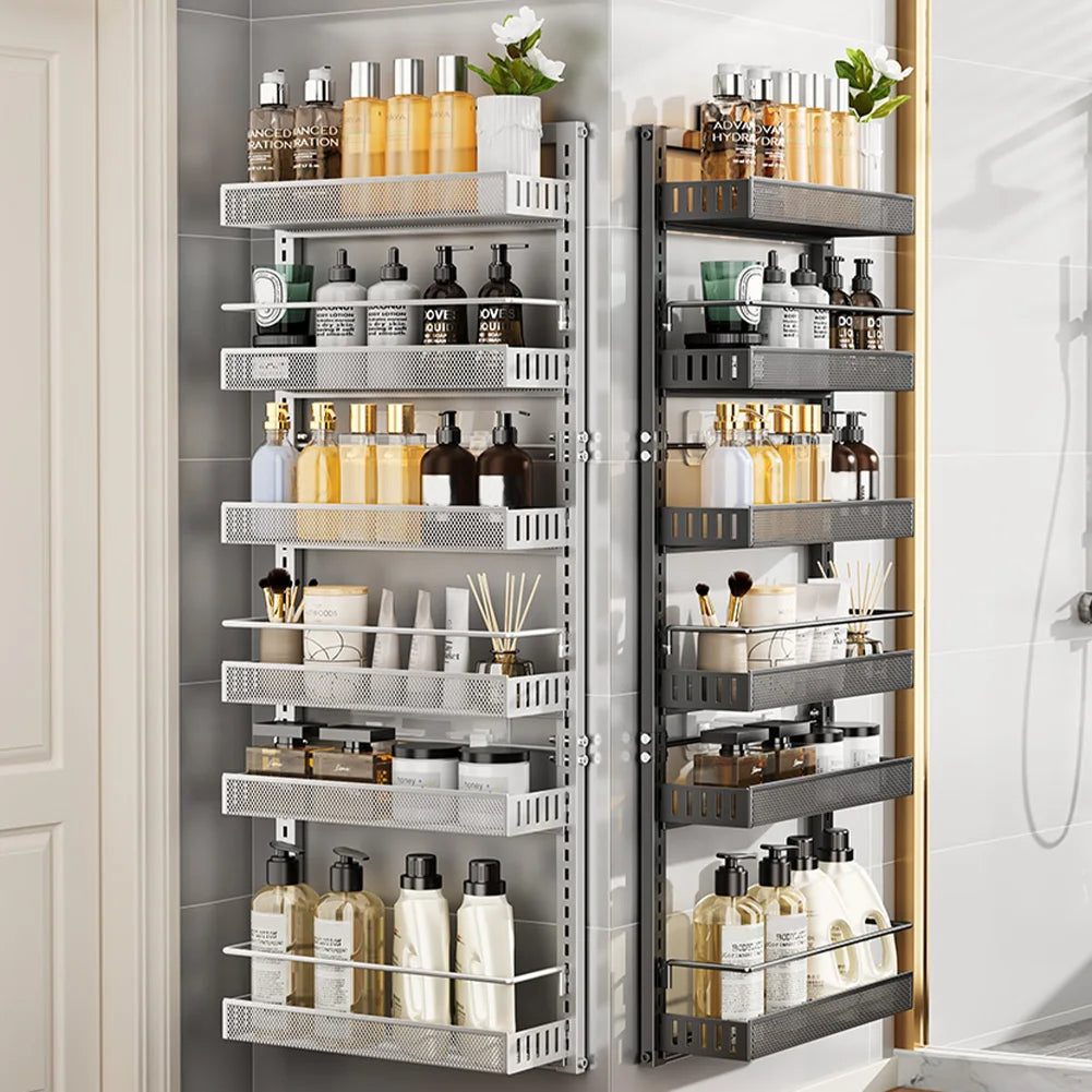 HiMISS Six Tier Over Door Pantry Organizer With Adjustable Baskets