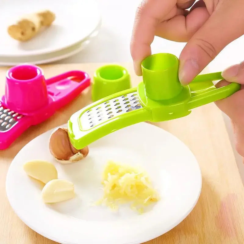 Garlic Press And Ginger Grinder Multifunction Kitchen Tool