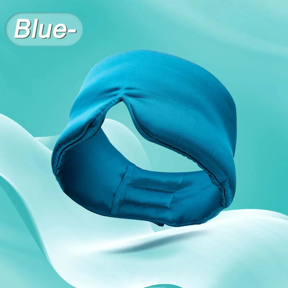 Mulberry Silk Sleep Mask With Adjustable Headband For Travel
