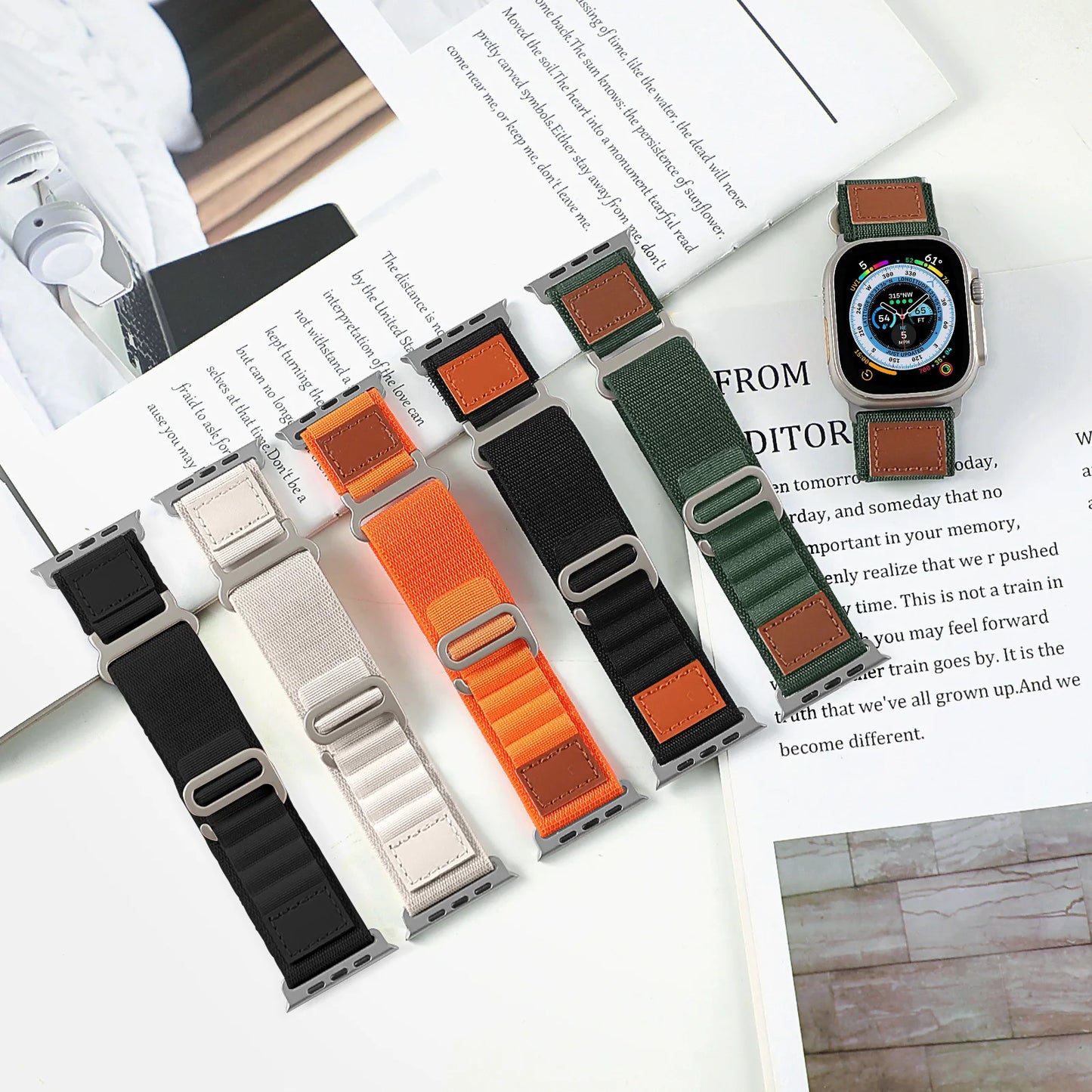Lbiaodai Alpine Loop Nylon Band For Apple Watch All Sizes