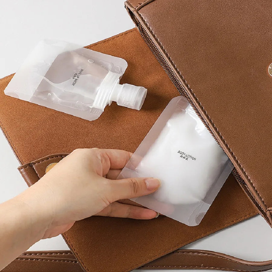 NONECN Reusable Travel Lotion Dispenser Pouches