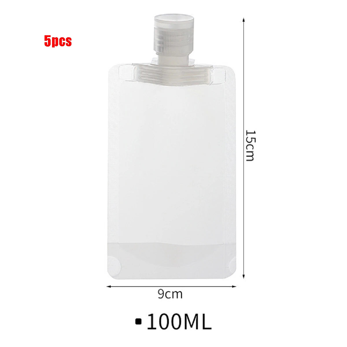 NONECN Reusable Travel Lotion Dispenser Pouches