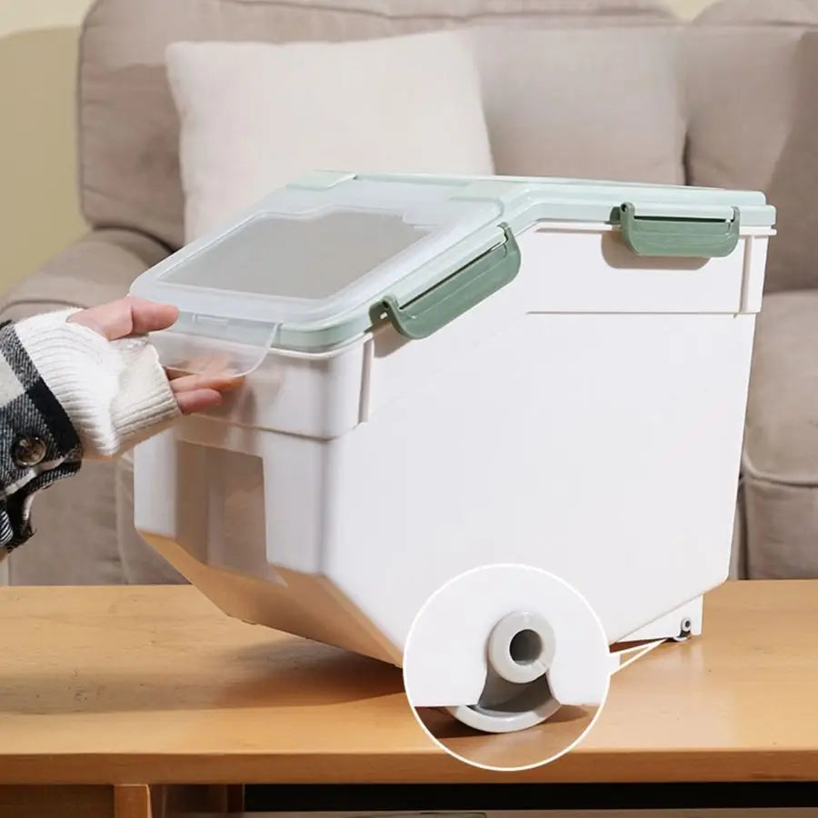 Airtight Flour Storage Container Set With Locking Lids