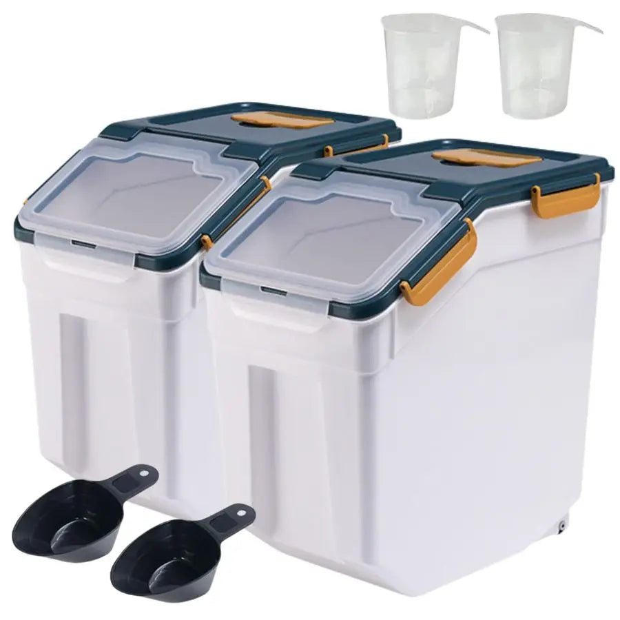 Airtight Flour Storage Container Set With Locking Lids