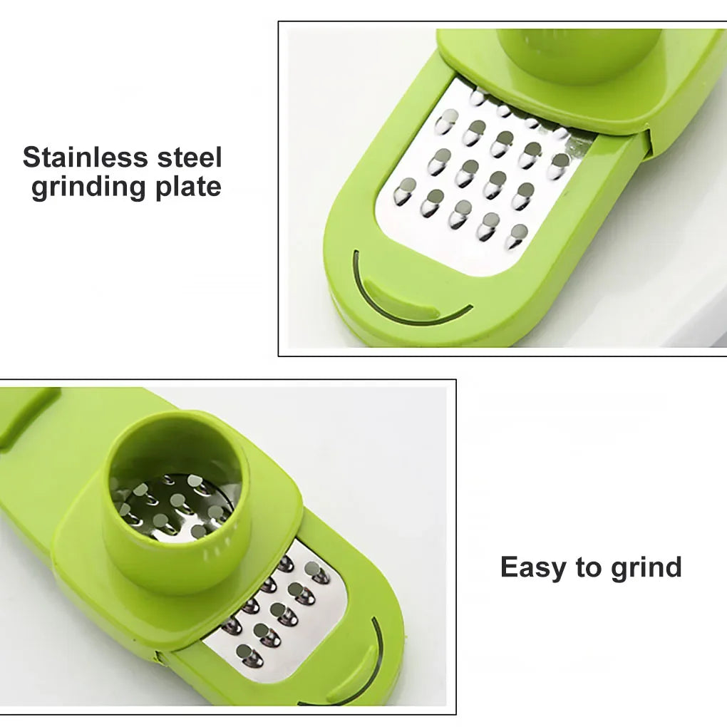 Garlic Press And Ginger Grinder Multifunction Kitchen Tool