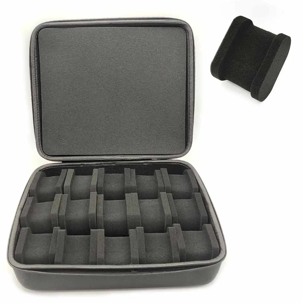 Portable Watch Box EVA Storage Case Organizer With Shockproof Canvas