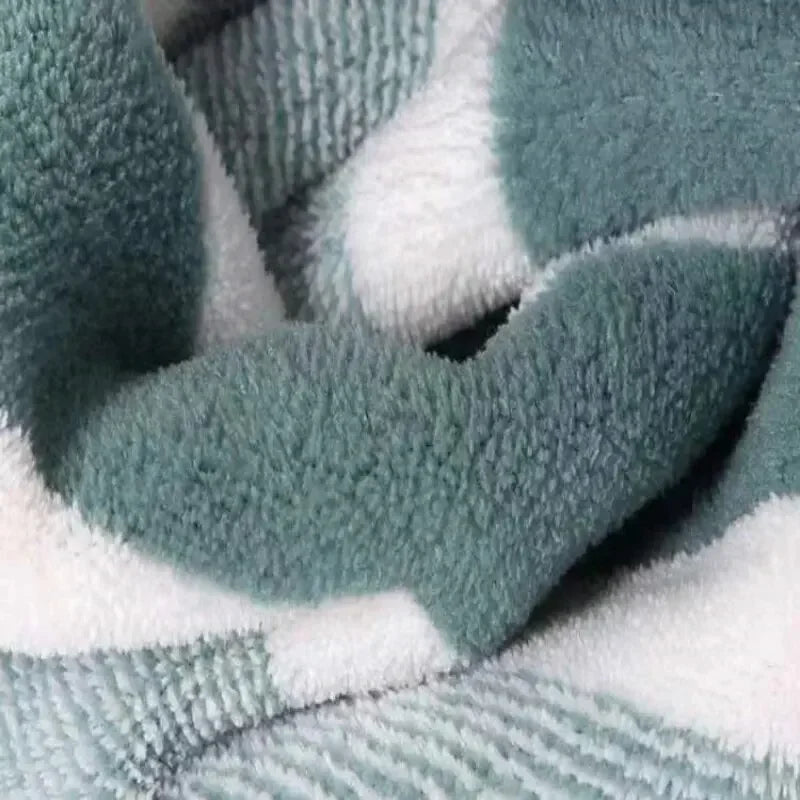 Striped Pattern Towel Set Quick Drying Absorbent Towels For Bathroom