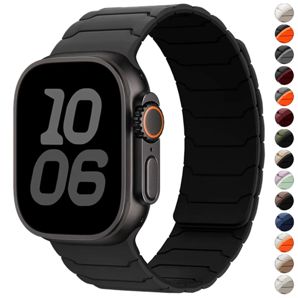 Magnetic Silicone Strap for Apple Watch