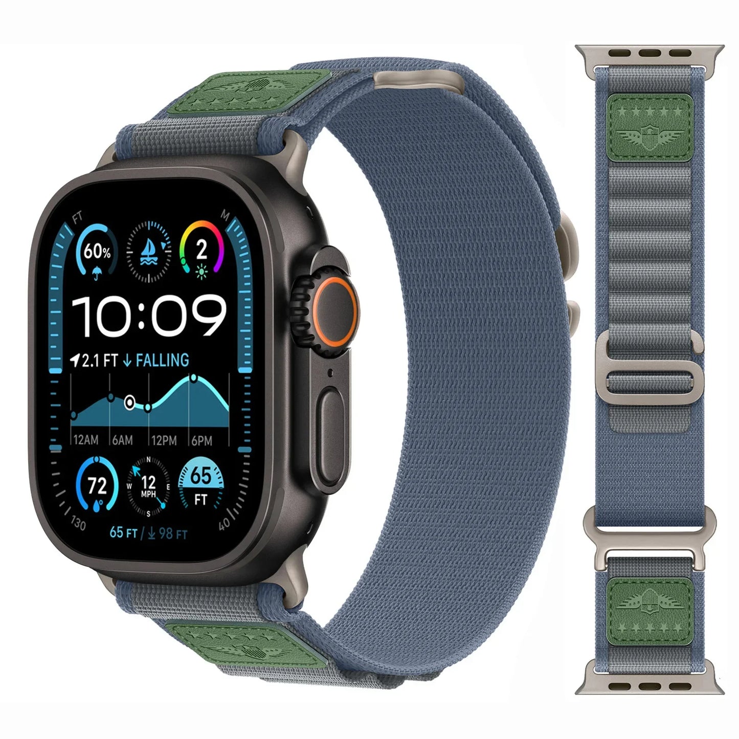 Lbiaodai Alpine Loop Nylon Band For Apple Watch All Sizes