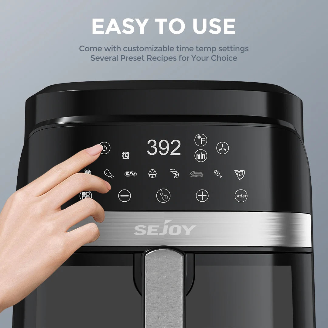 Sejoy 8-In-1 Air Fryer With Premium Ceramic Coating