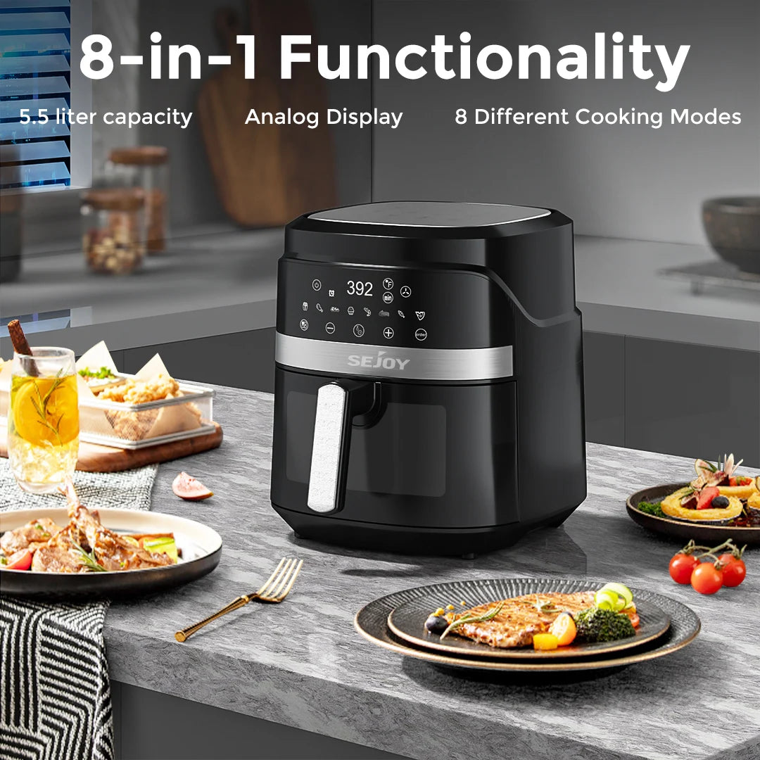 Sejoy 8-In-1 Air Fryer With Premium Ceramic Coating