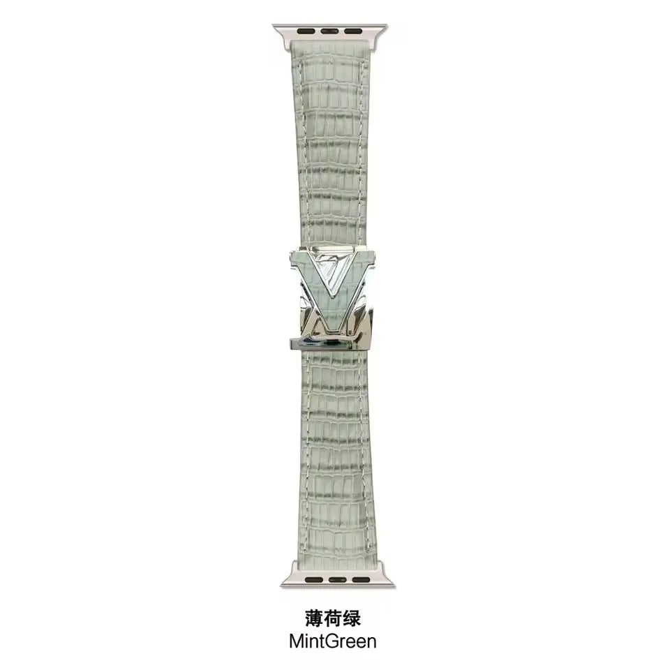 Leather Magnetic Apple Watch Strap Band for Unisex Comfort