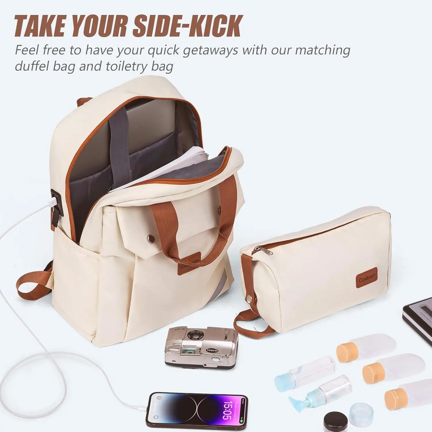 Airline Approved 3-Piece Carry-On Luggage Set With Wheels TSA Lock