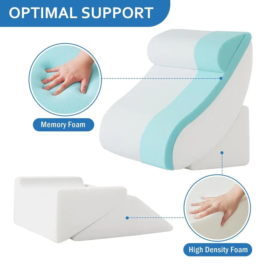 Wedge Pillow Set For Post Surgery And Acid Reflux Relief