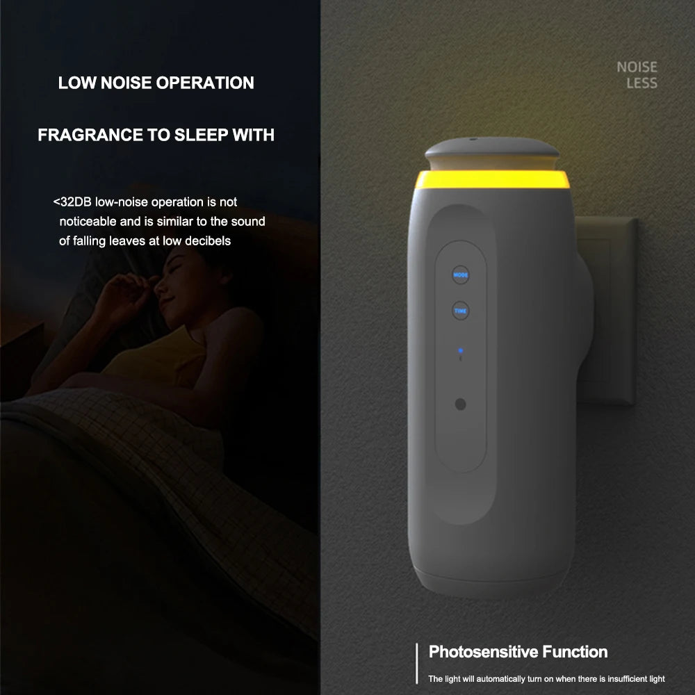 NAMSTE 300m³ Scent Air Machine Cold Air Diffusion for Home Waterless Plug-in Essential Oil Diffuser Portable Aroma Diffuser