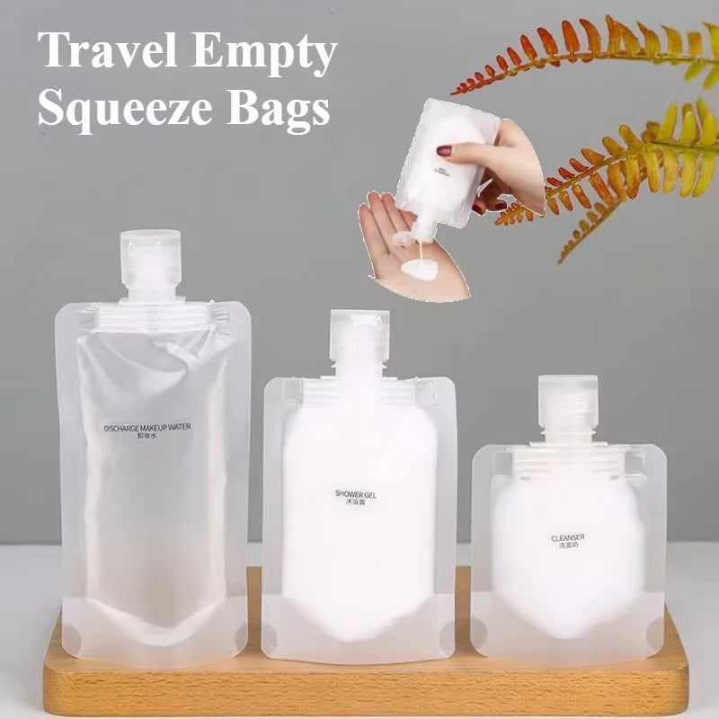 NONECN Reusable Travel Lotion Dispenser Pouches
