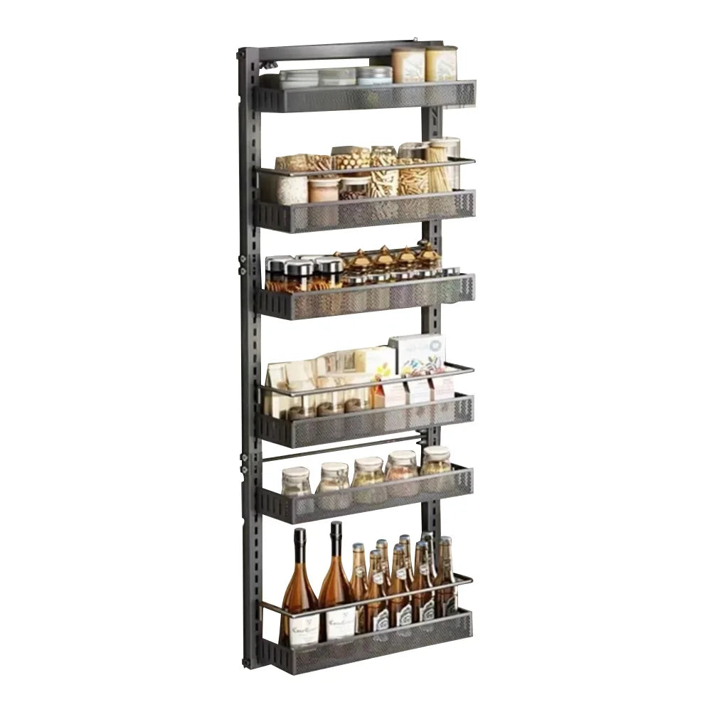 HiMISS Six Tier Over Door Pantry Organizer With Adjustable Baskets