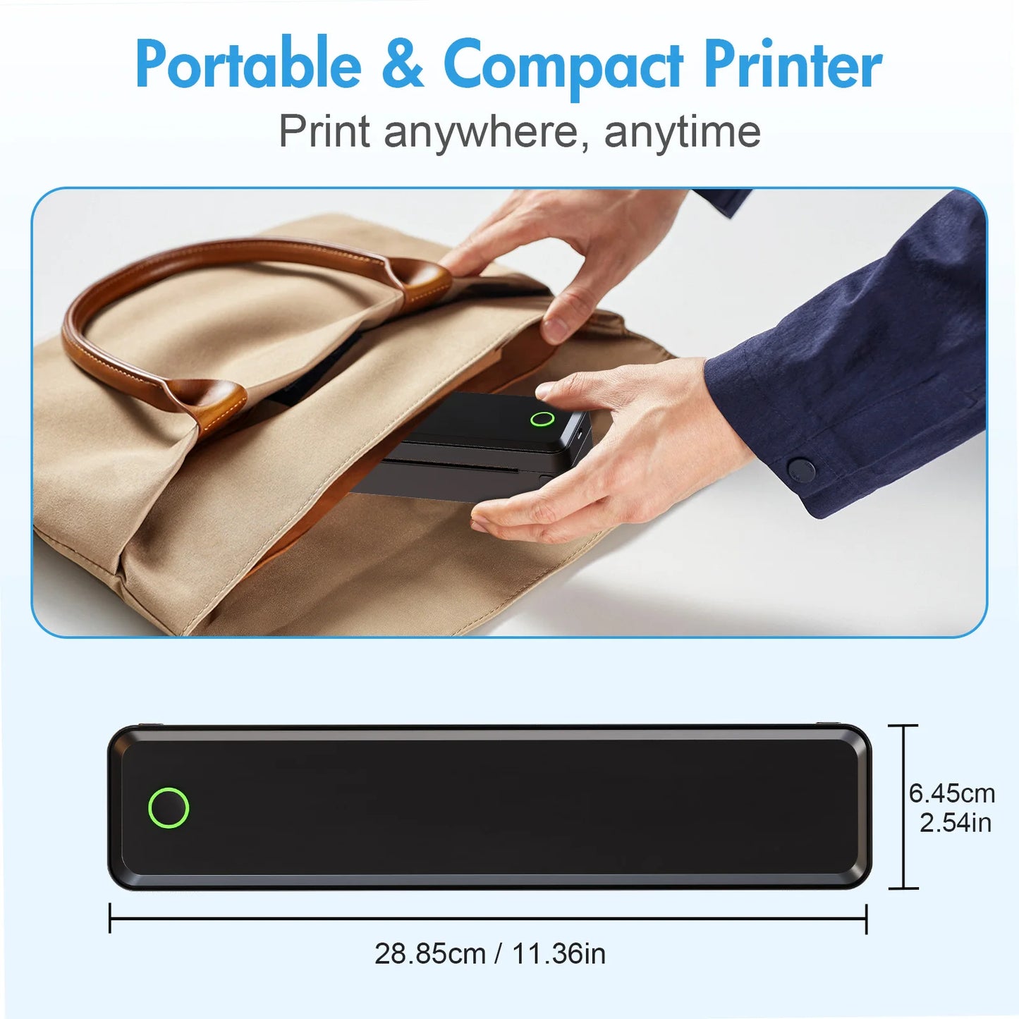 TakeYou Portable Wireless Inkless Thermal Label Printer For Labels