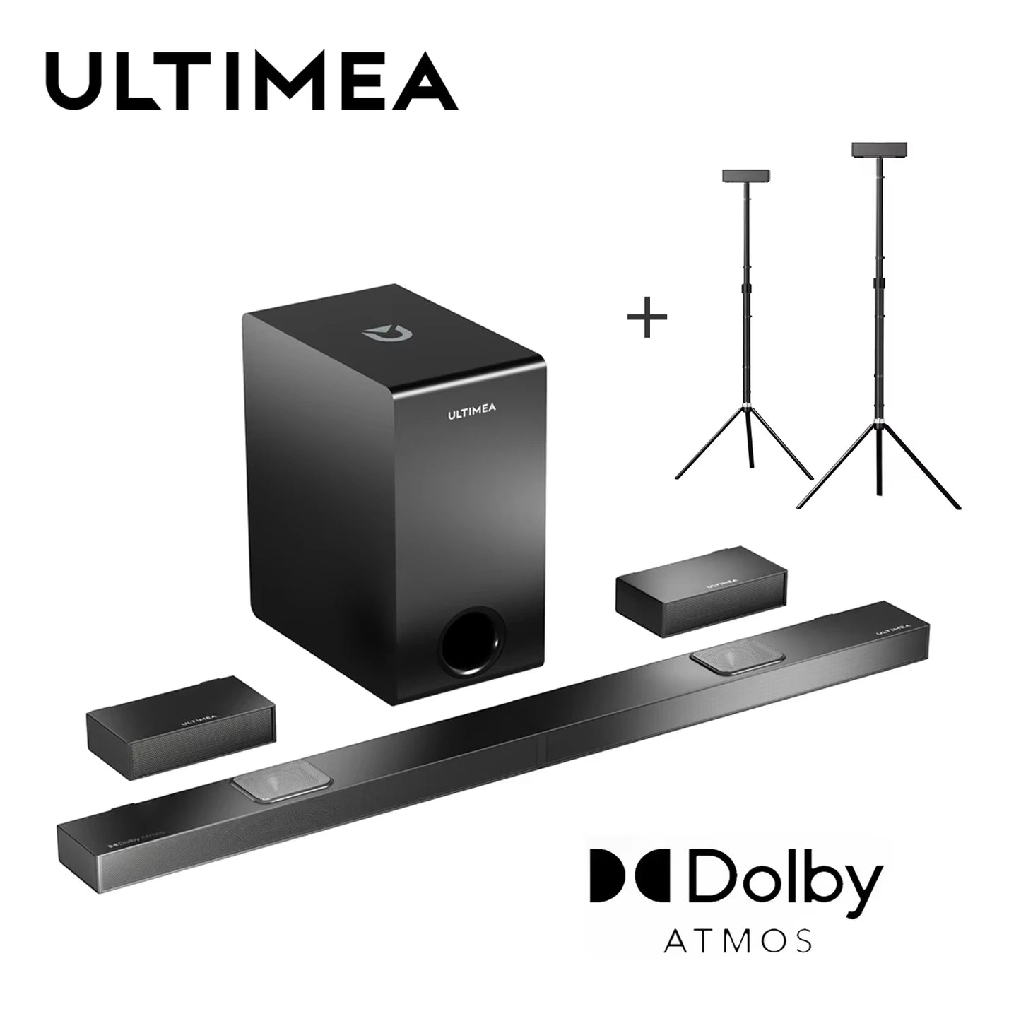 ULTIMEA 5.1.2 Dolby Atmos Soundbar with Wireless Subwoofer