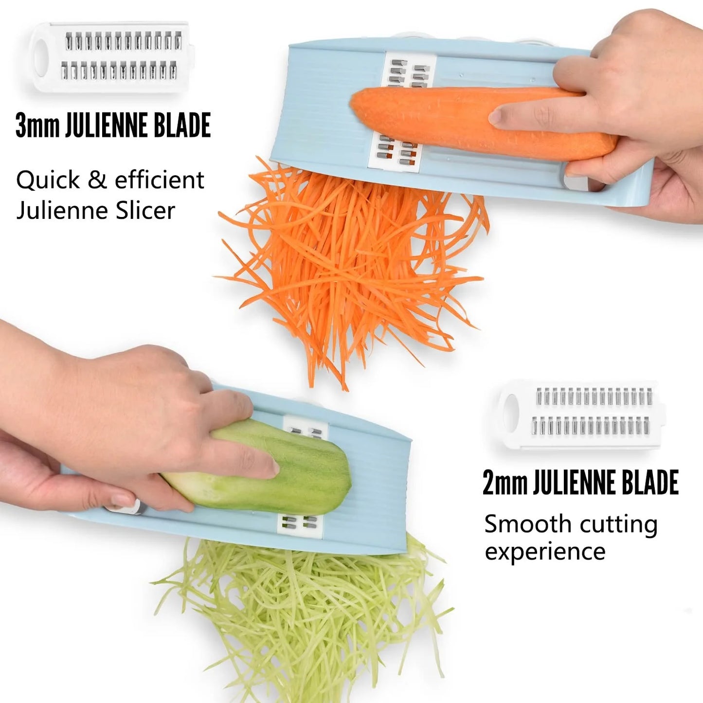 YOCITY 5-in-1 Vegetable and Fruit Slicer and Grater Multifunction Kitchen Tool