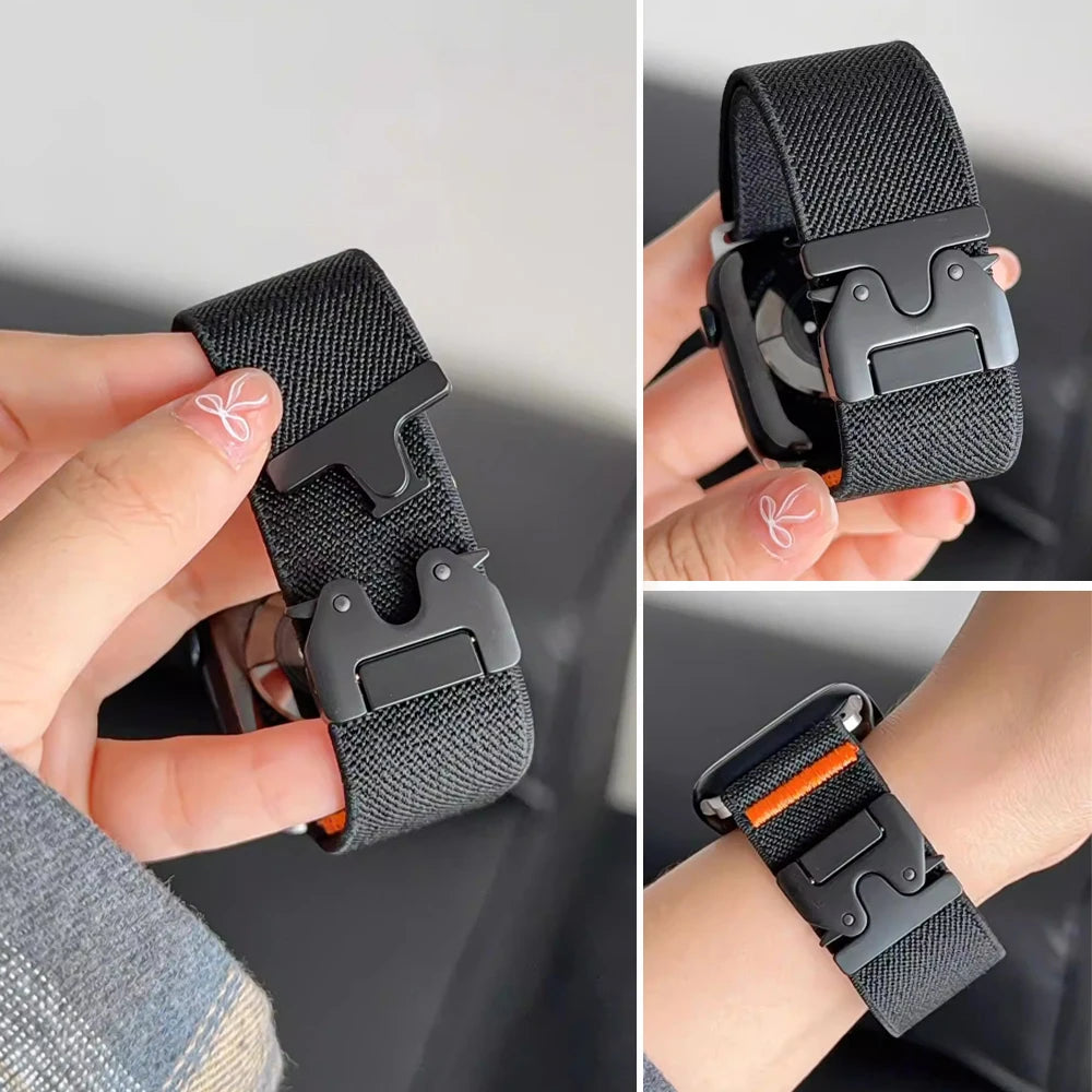 Apple Watch Parachute Nylon Strap Band Compatible With Series
