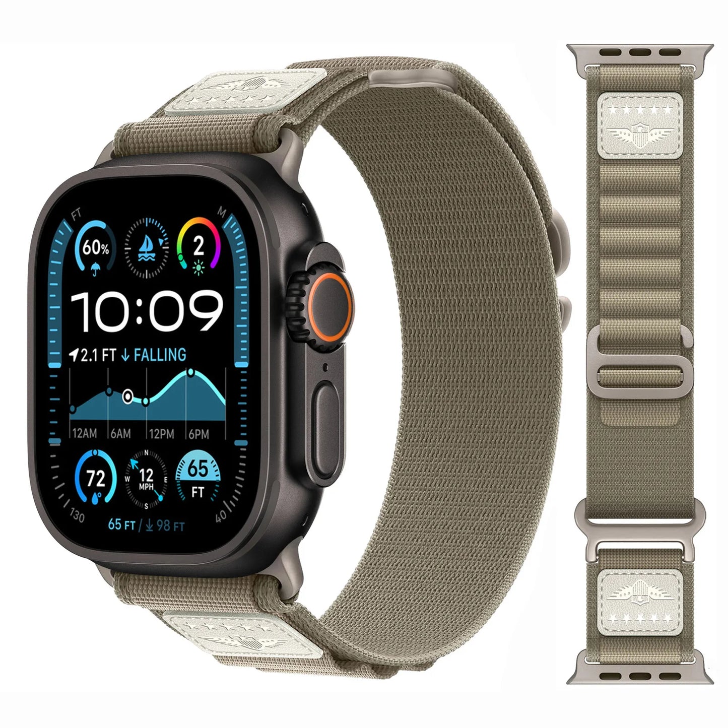 Lbiaodai Alpine Loop Nylon Band For Apple Watch All Sizes