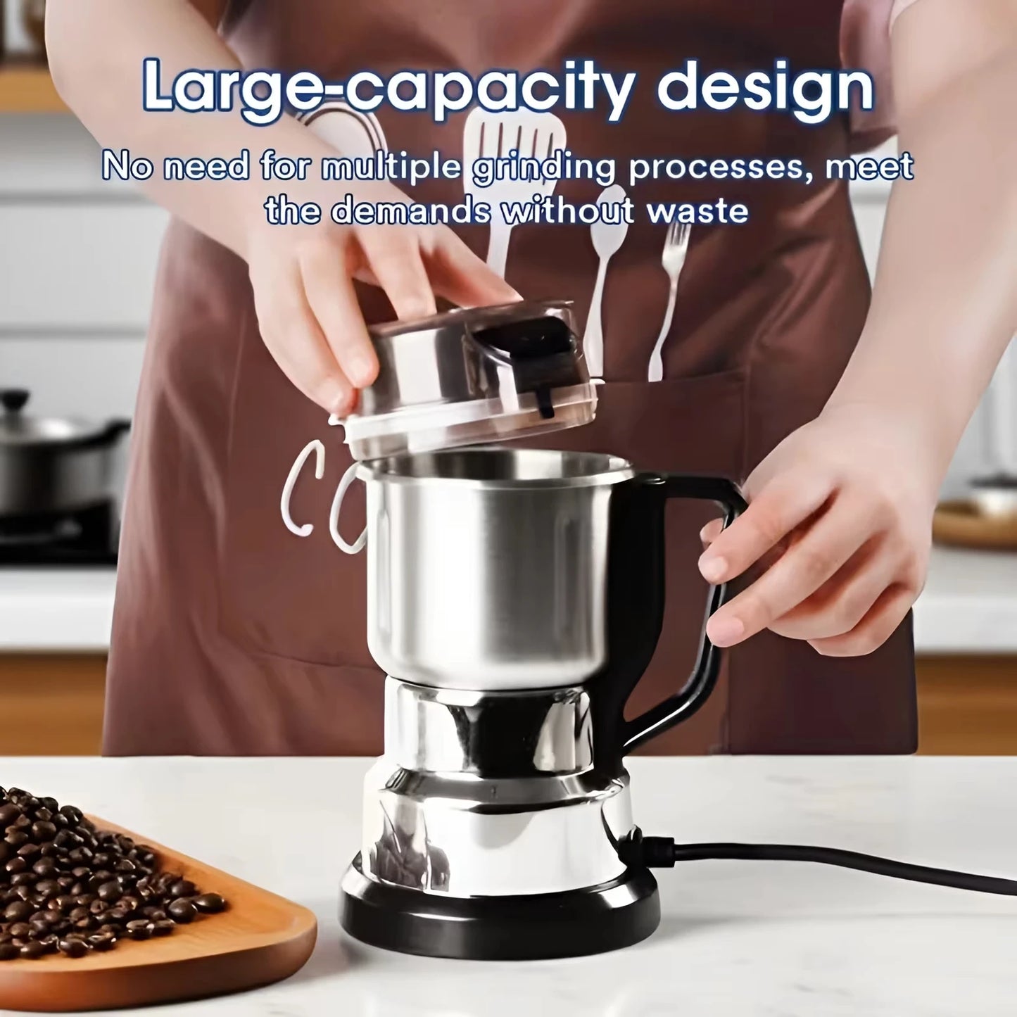 Multifunctional Electric Grinder For Coffee And Whole Grains High Power