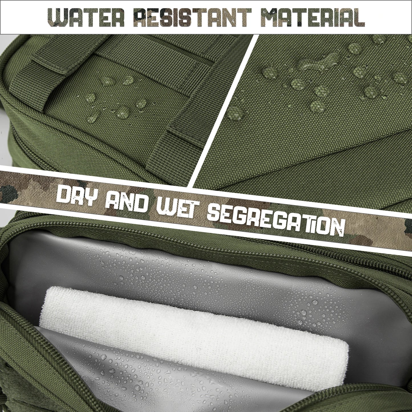 ReFire Gear Tactical Toiletry Bag With Molle Pouches