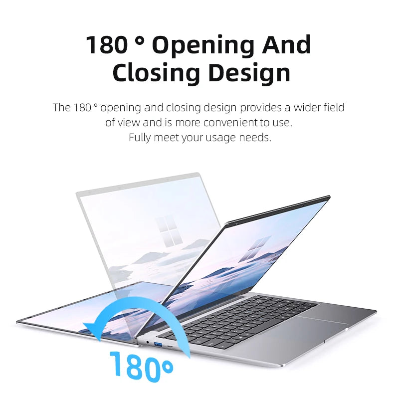 14.1" Windows 11 Pro Laptop | 12GB RAM | Full HD IPS Display | SSD Storage | Lightweight for Work, School & Travel