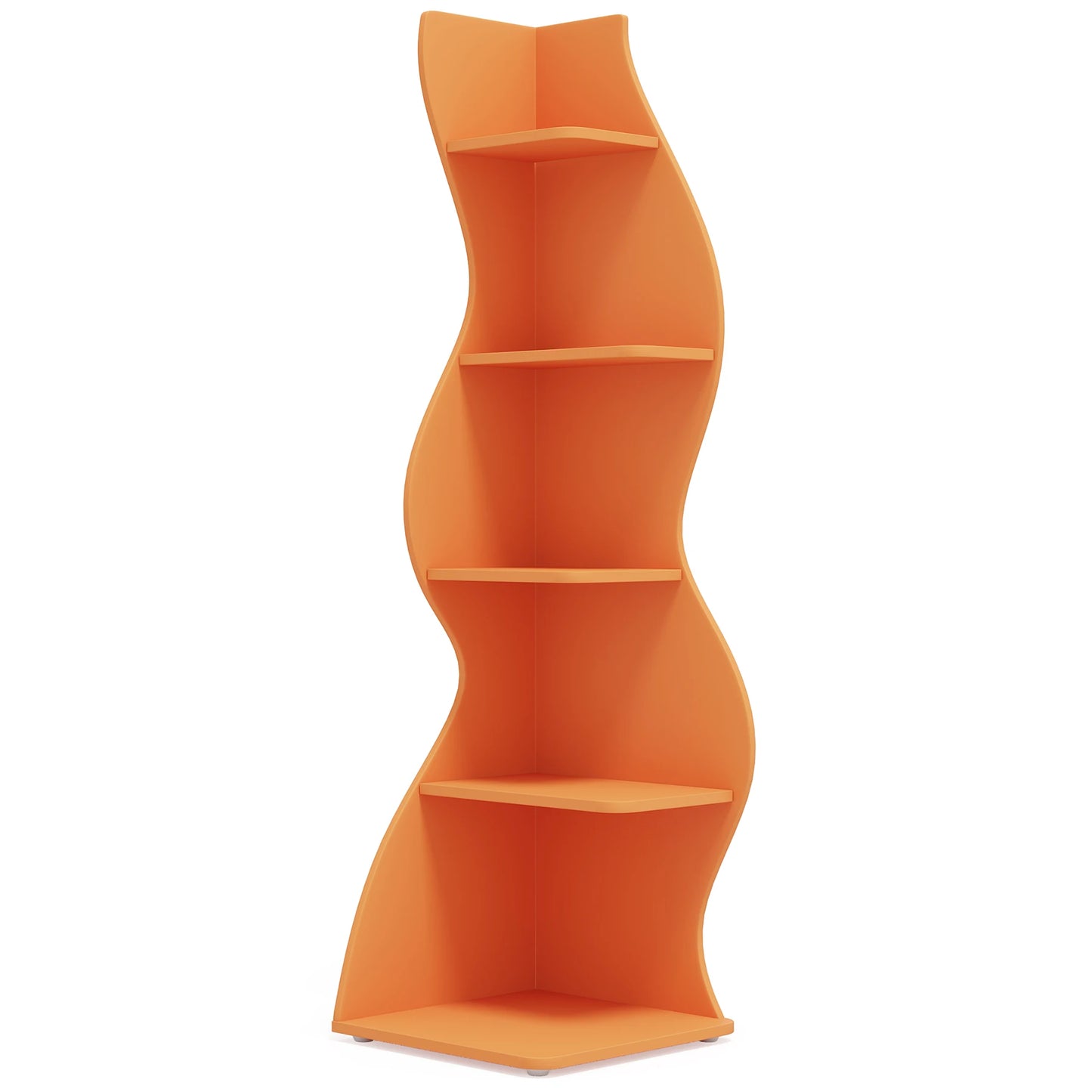 Tribesigns 5-Tier Corner Bookshelf Wall Plant Stand