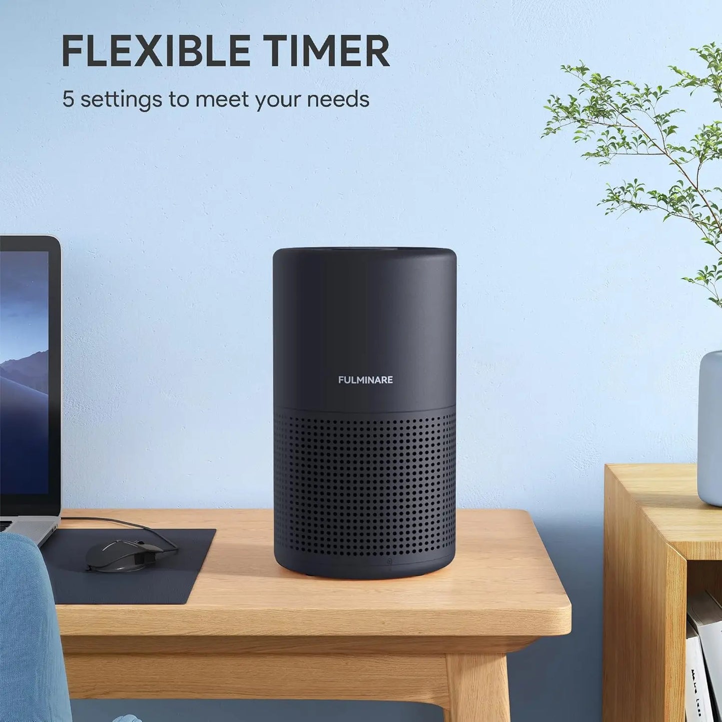 Quiet H13 HEPA Air Purifier With Night Light