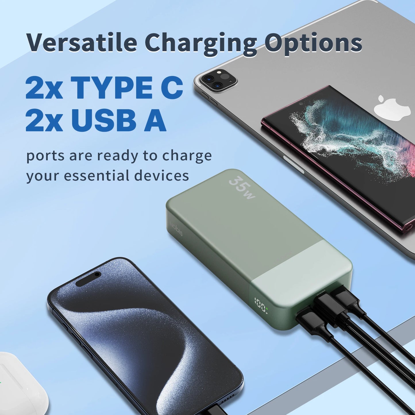 Portable Charger 20000mAh 35W Fast Charging Power Bank