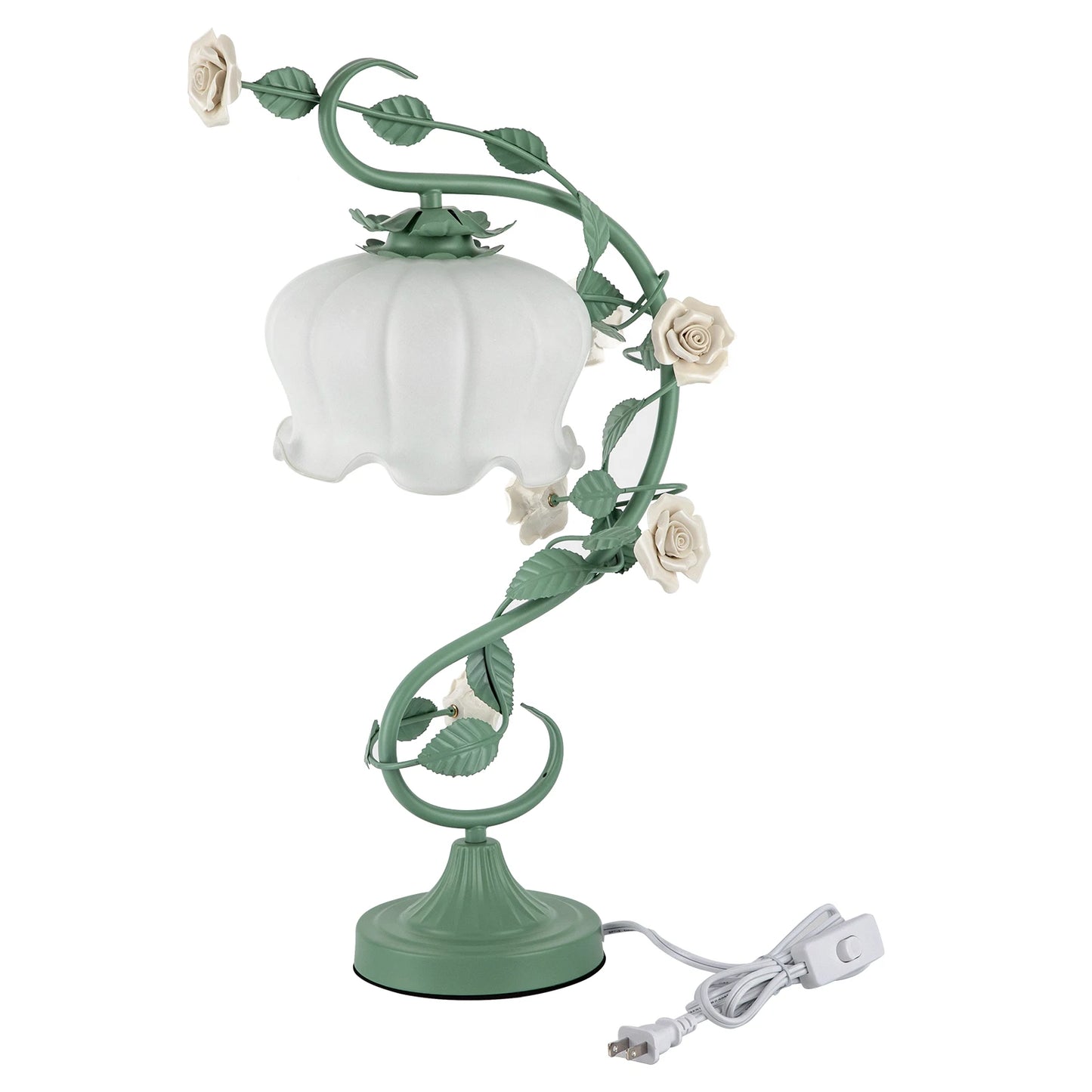 LOYALHEARTD Modern Bedside Lamp Flower Petal Reading Table Lamp Night Light Nightstand Desk Light for Bedroom Office